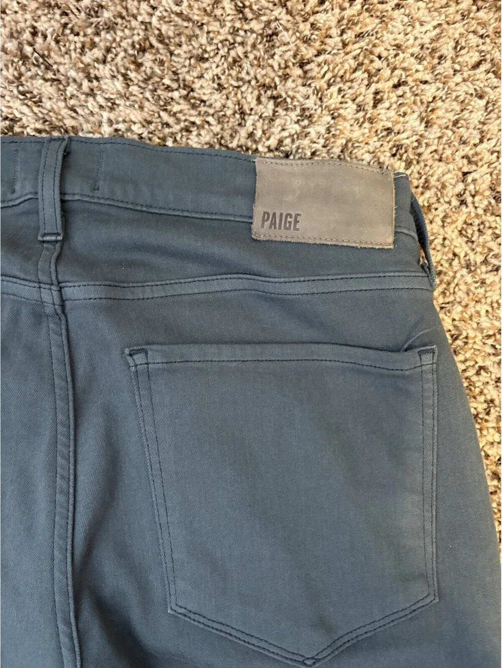 Paige Lennox Men's Jeans Storm Sky Denim Slim Straight Size 31 - Pre/Owned